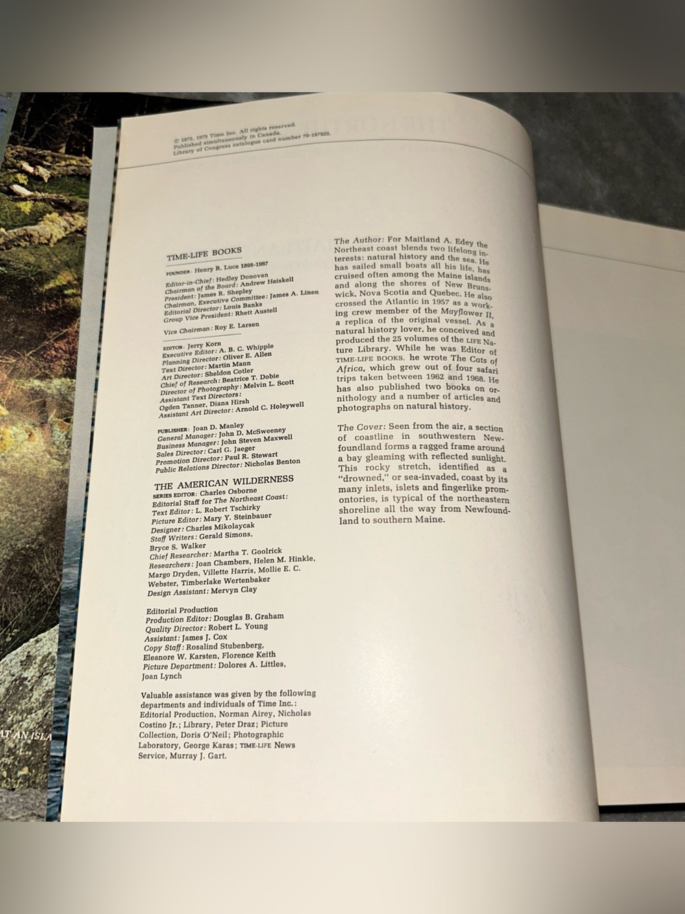 Time Life Books The Northeast Coast American Wilderness 1973 Vintage Hardcover - Picture 4 of 15